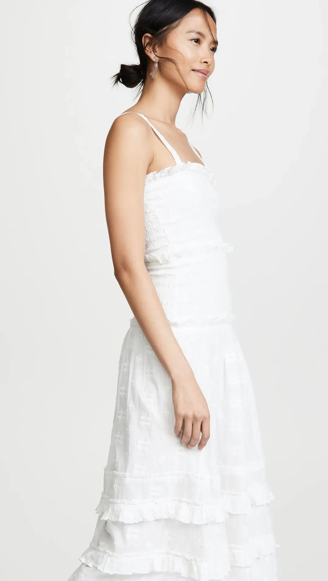 Steele Datsy Midi Dress White Size 6  for rent on The Volte - main image