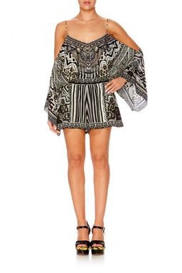 Camilla Tribal Theory Drop Shoulder Playsuit for rent on The Volte - image 1