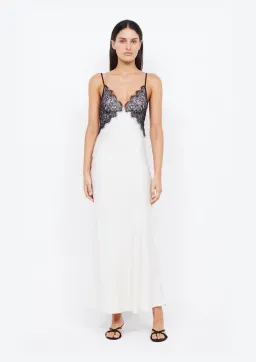 Bec & Bridge Emery Lace Maxi Dress in Ivory/Black Size 8 for rent on The Volte - image 1