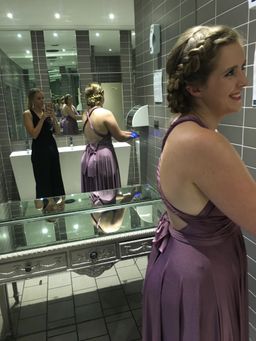 Adjustable Formal Dress Size 12 Purple for rent on The Volte - image 2