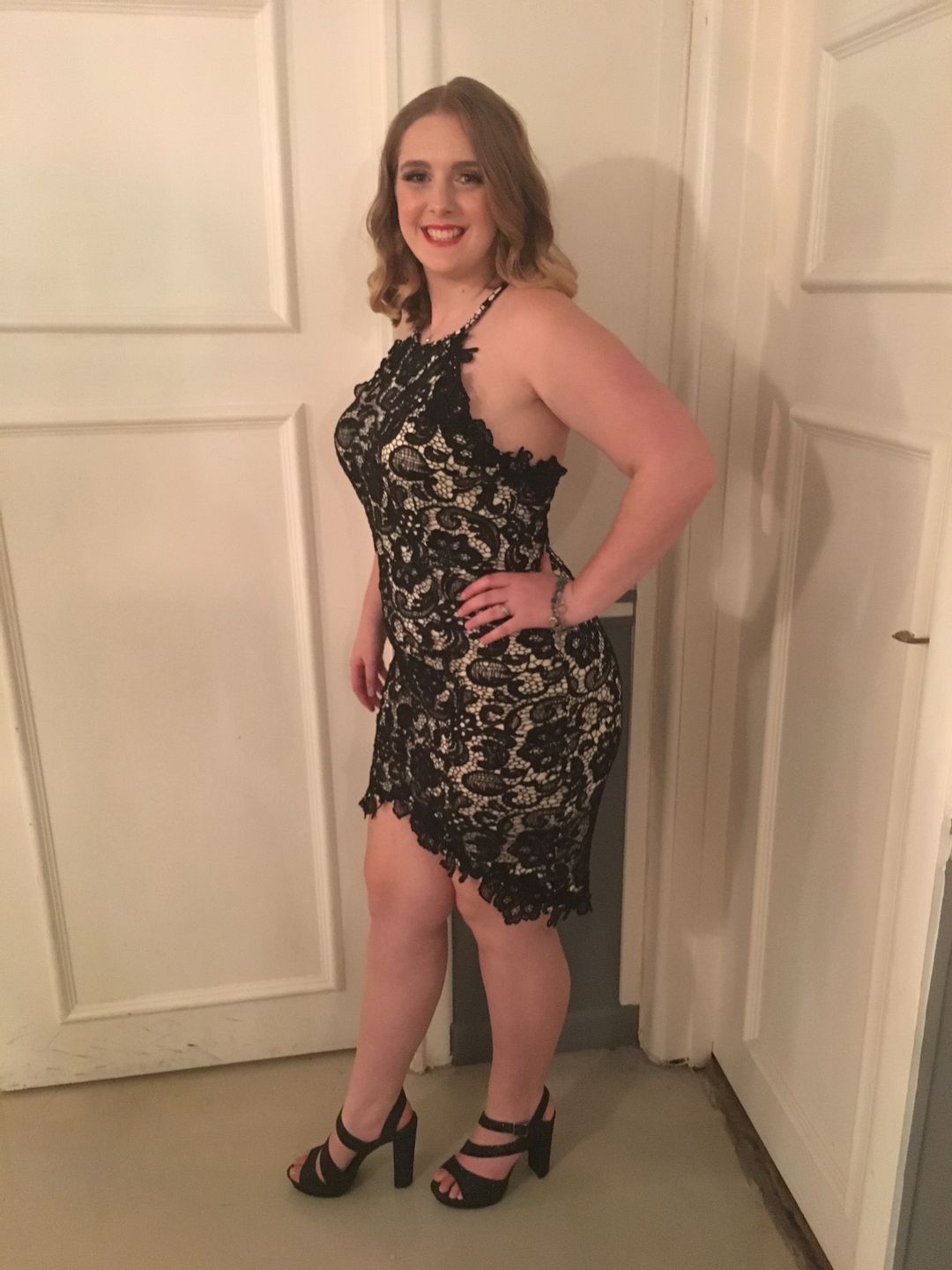 Black and White Midi Size 12 for rent on The Volte - main image