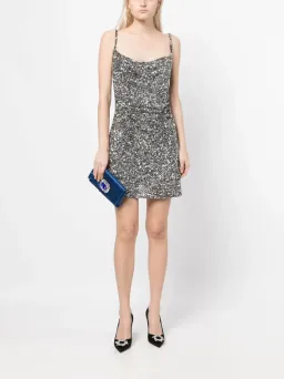 Rachel Gilbert Corrie Mini Dress Silver Size 1 / AU 8 for rent on The Volte - image 1