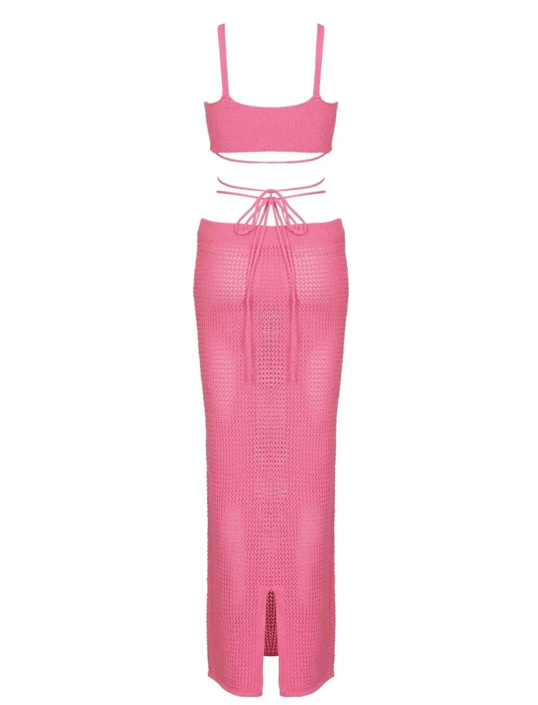 Bananhot Alma Top & Skirt Set in Pink Size 8 for rent on The Volte - main image