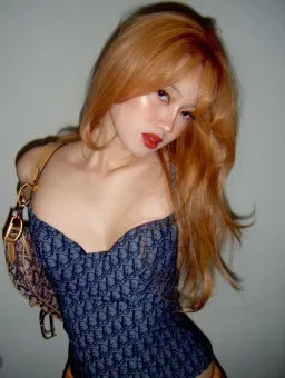 Vintage Dior Monogram Bustier Corset Navy Print Size 8 for rent on The Volte - image 2