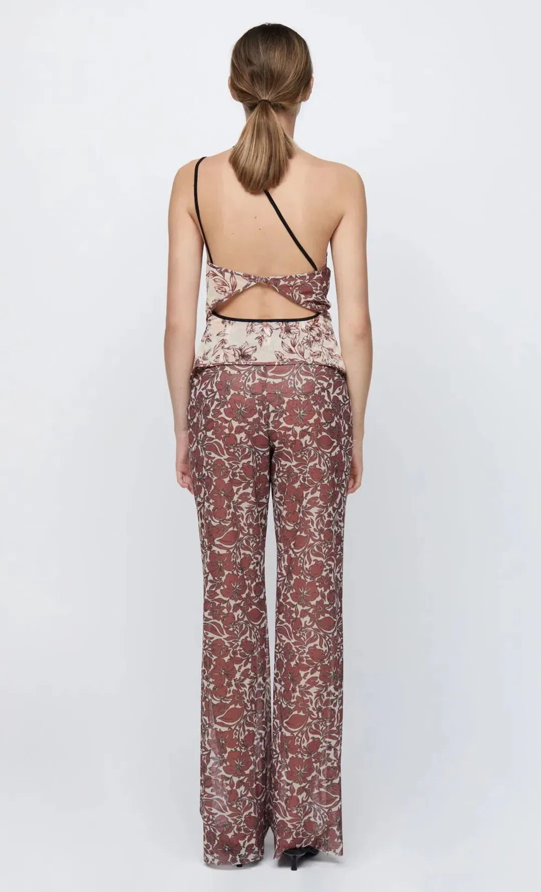Bec and Bridge Nova Strappy Top & Priya Pant Set Floral Size 10 for rent on The Volte - main image