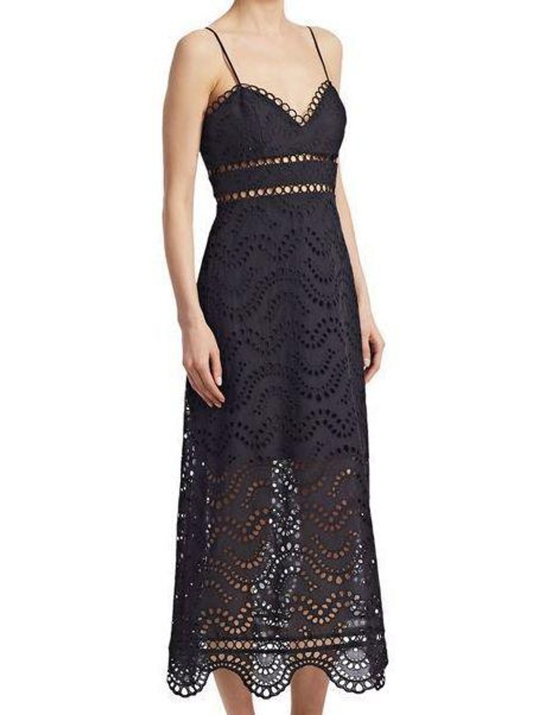 Zimmermann Jaya Black Dress Size 8 for rent on The Volte - main image
