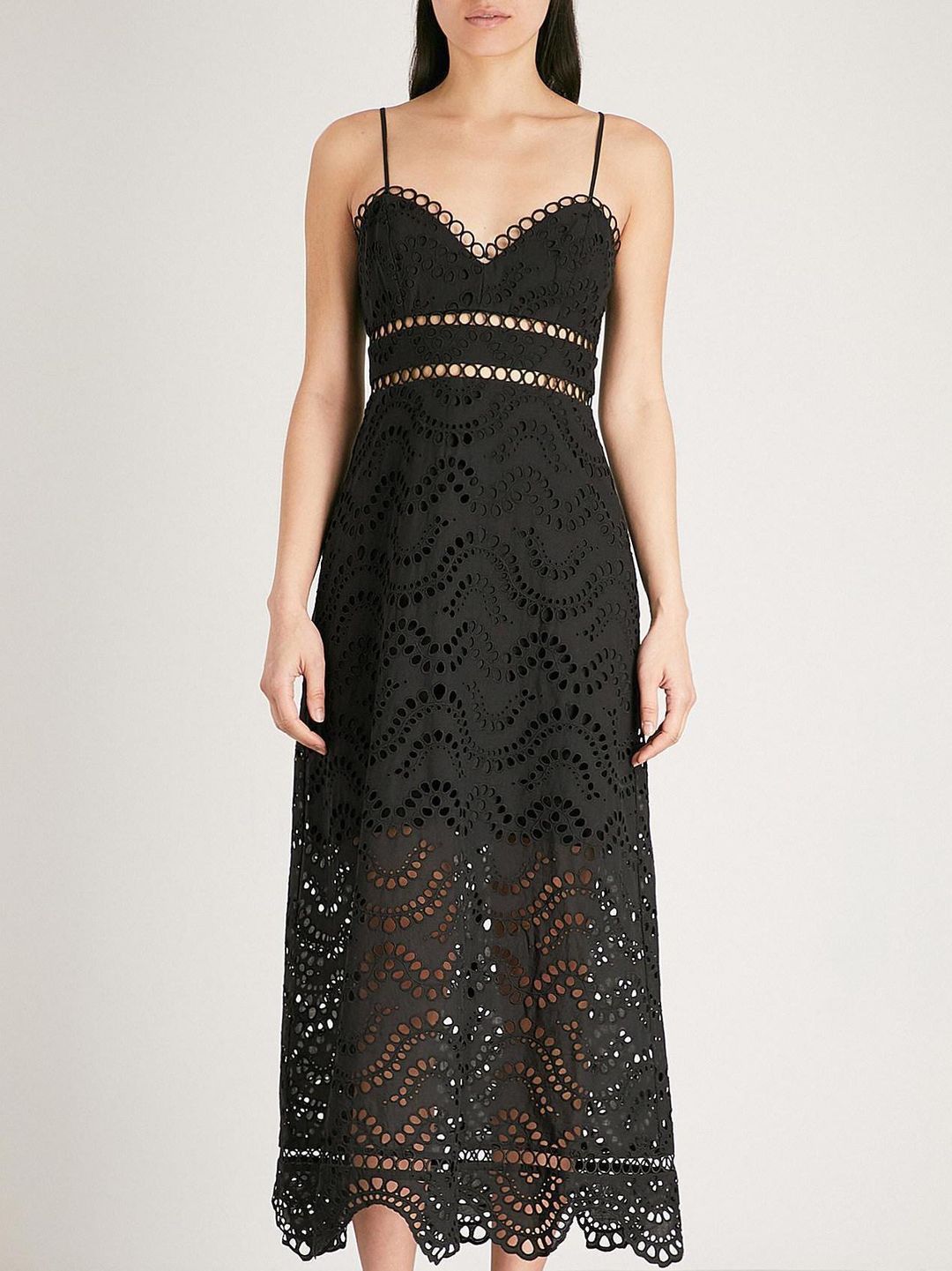 Zimmermann Jaya Black Dress Size 8 for rent on The Volte - main image