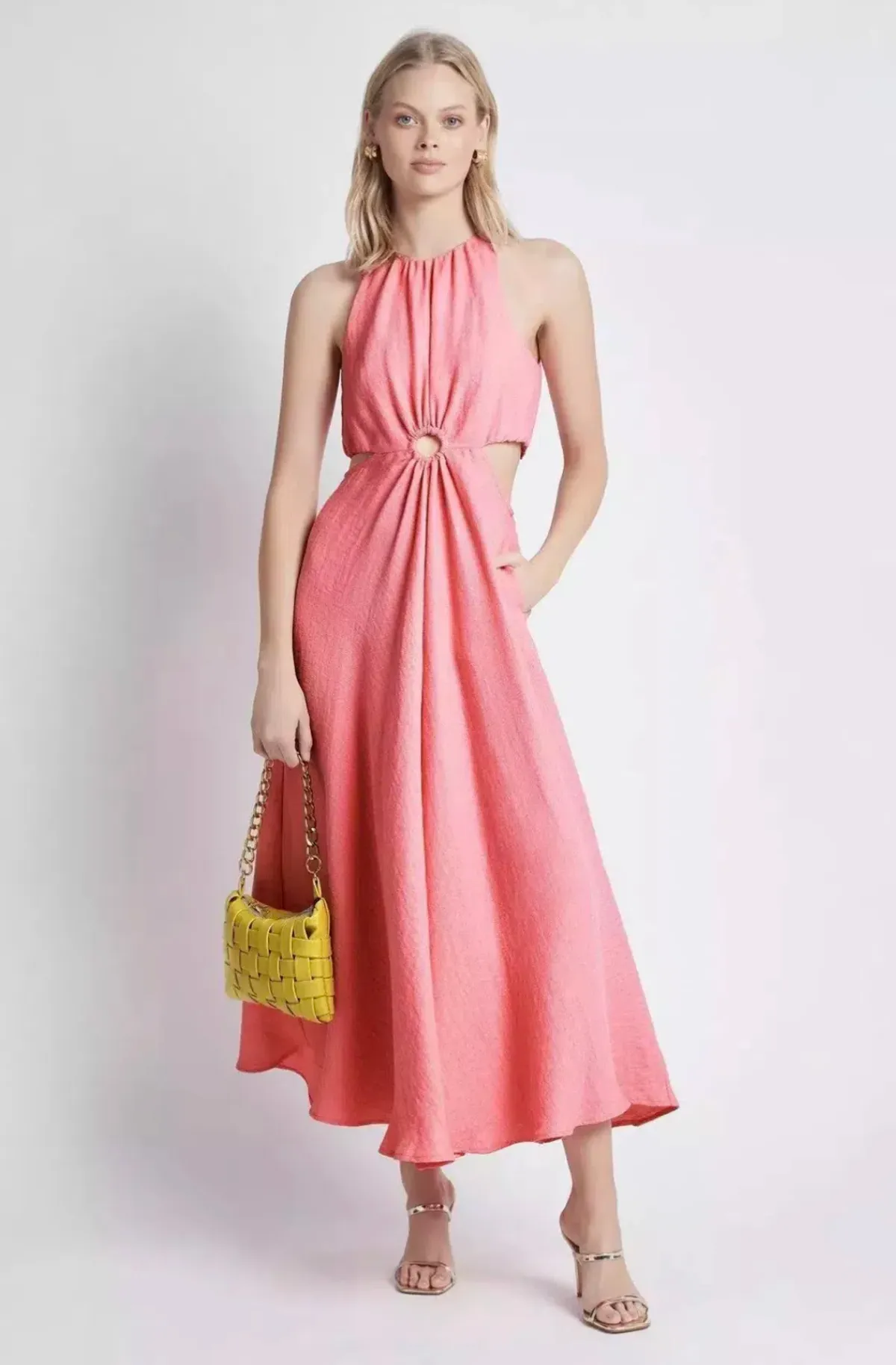 Sheike Gallery Dress Candy Pink Size 6 for rent on The Volte - main image