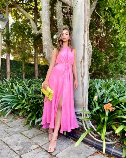 Sheike Gallery Dress Candy Pink Size 6 for rent on The Volte - image 2