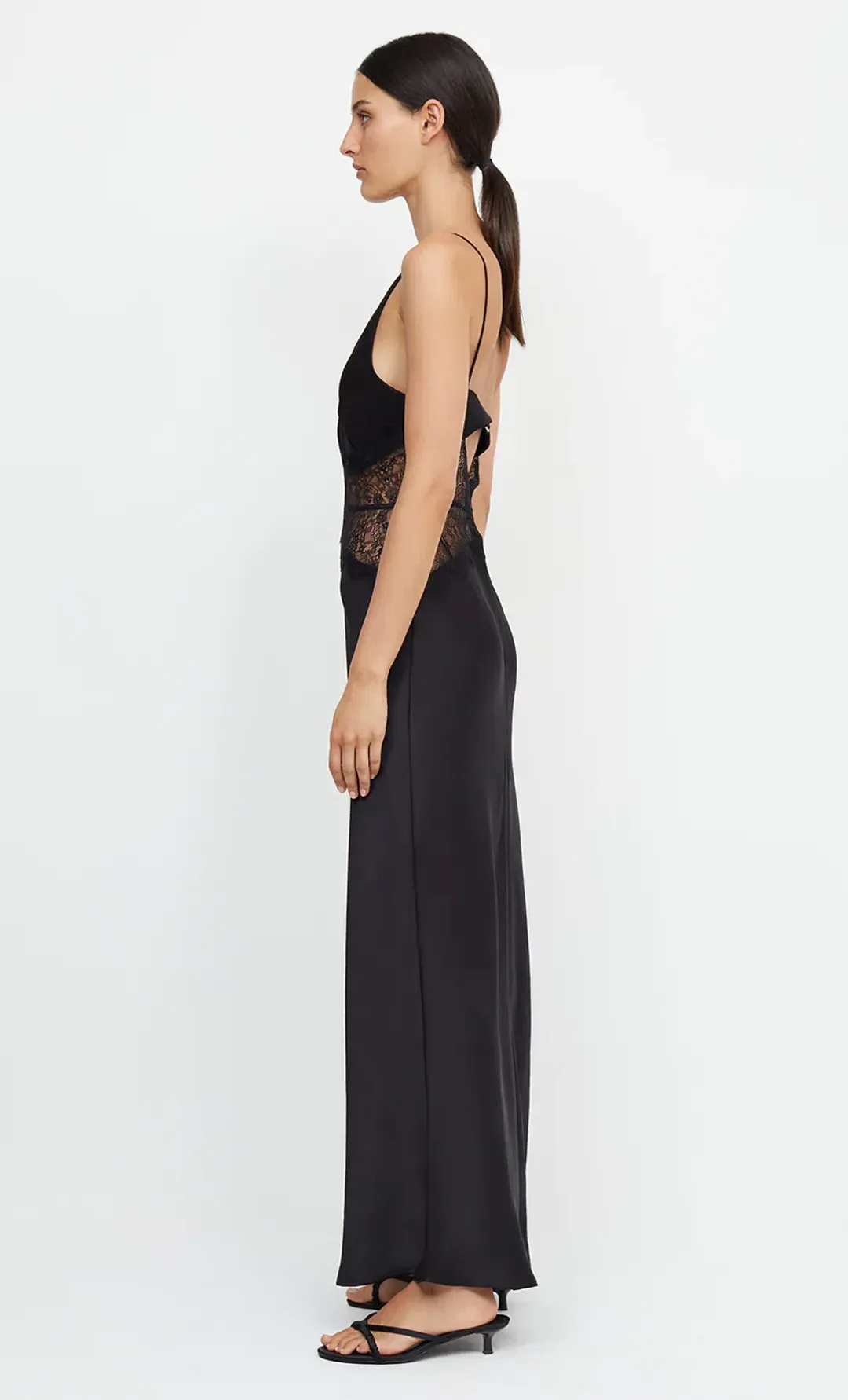 Bec & Bridge Camille Maxi Dress Black Size 16 for rent on The Volte - main image
