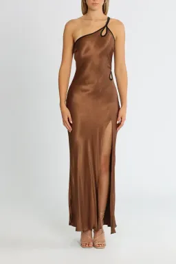 Bec and Bridge Kehlani Maxi Dress in Chocolate Size 14 for rent on The Volte - image 3