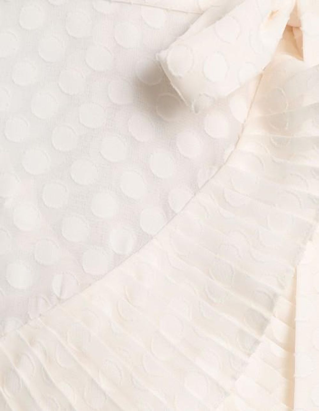 Zimmermann Plisse Wrap Midi Dress Pearl Size  for rent on The Volte - main image