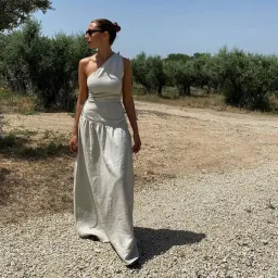 Sir the Label D'Orsay Corded Maxi Dress Ecru Size 0 / AU 6 for rent on The Volte - image 2