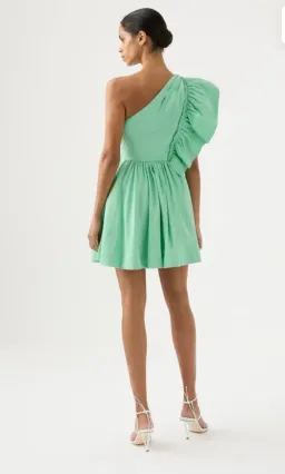 Aje Bonjour Asymmetric Mini Dress 6 for rent on The Volte - image 2