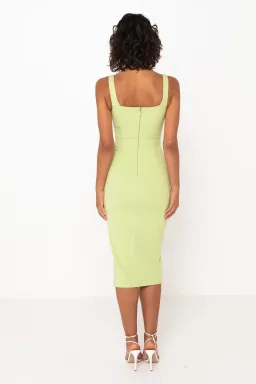 Mossman Seahaze Midi Dress Green Size S / AU 8 for rent on The Volte - image 3