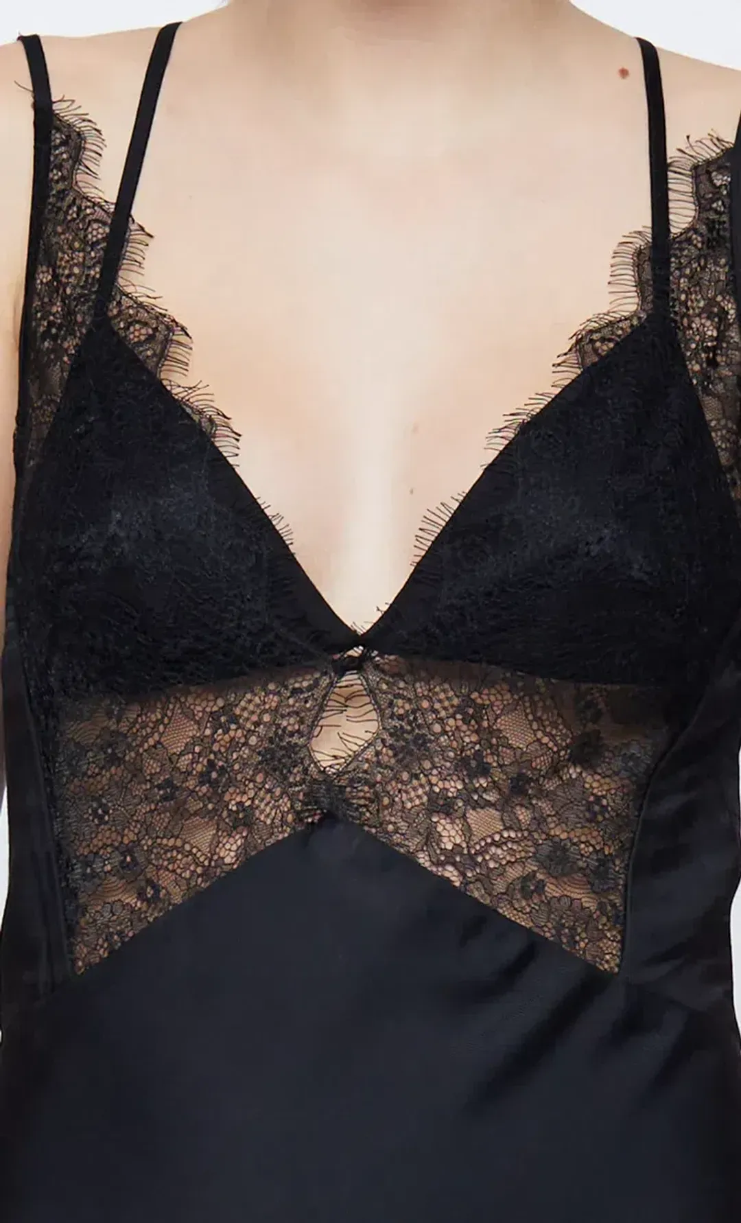 Bec & Bridge Lucille Lace Maxi Dress Black Size 8 for rent on The Volte - main image