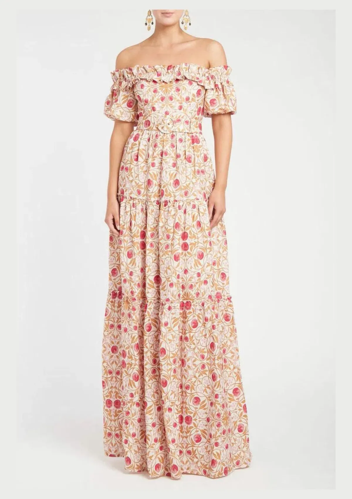 Rebecca Vallance Catania Maxi Dress Floral Size 12 for rent on The Volte - main image