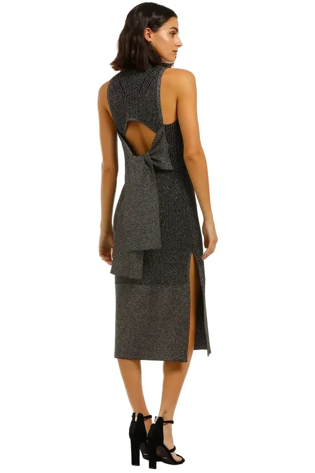 Camilla and Marc Perry Dress in Gunmetal Size 12 for rent on The Volte - main image