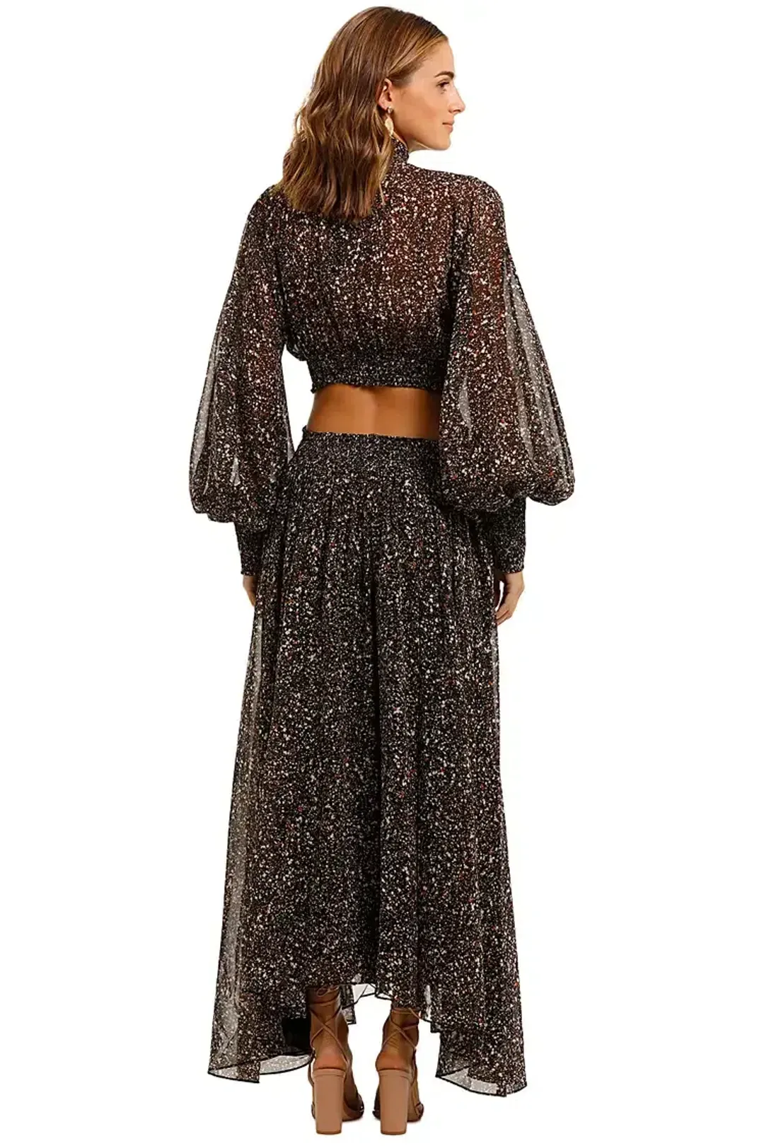 Camilla and Marc Cirro Midi Dress Print Size 8 for rent on The Volte - main image