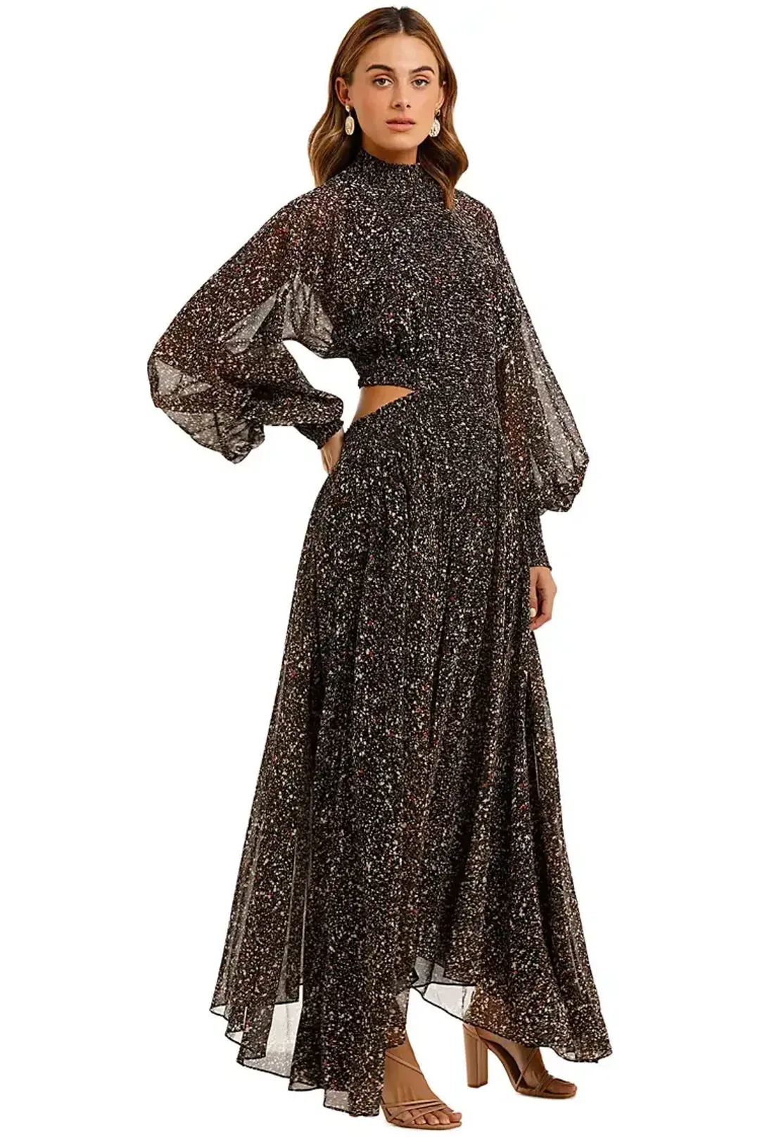 Camilla and Marc Cirro Midi Dress Print Size 8 for rent on The Volte - main image