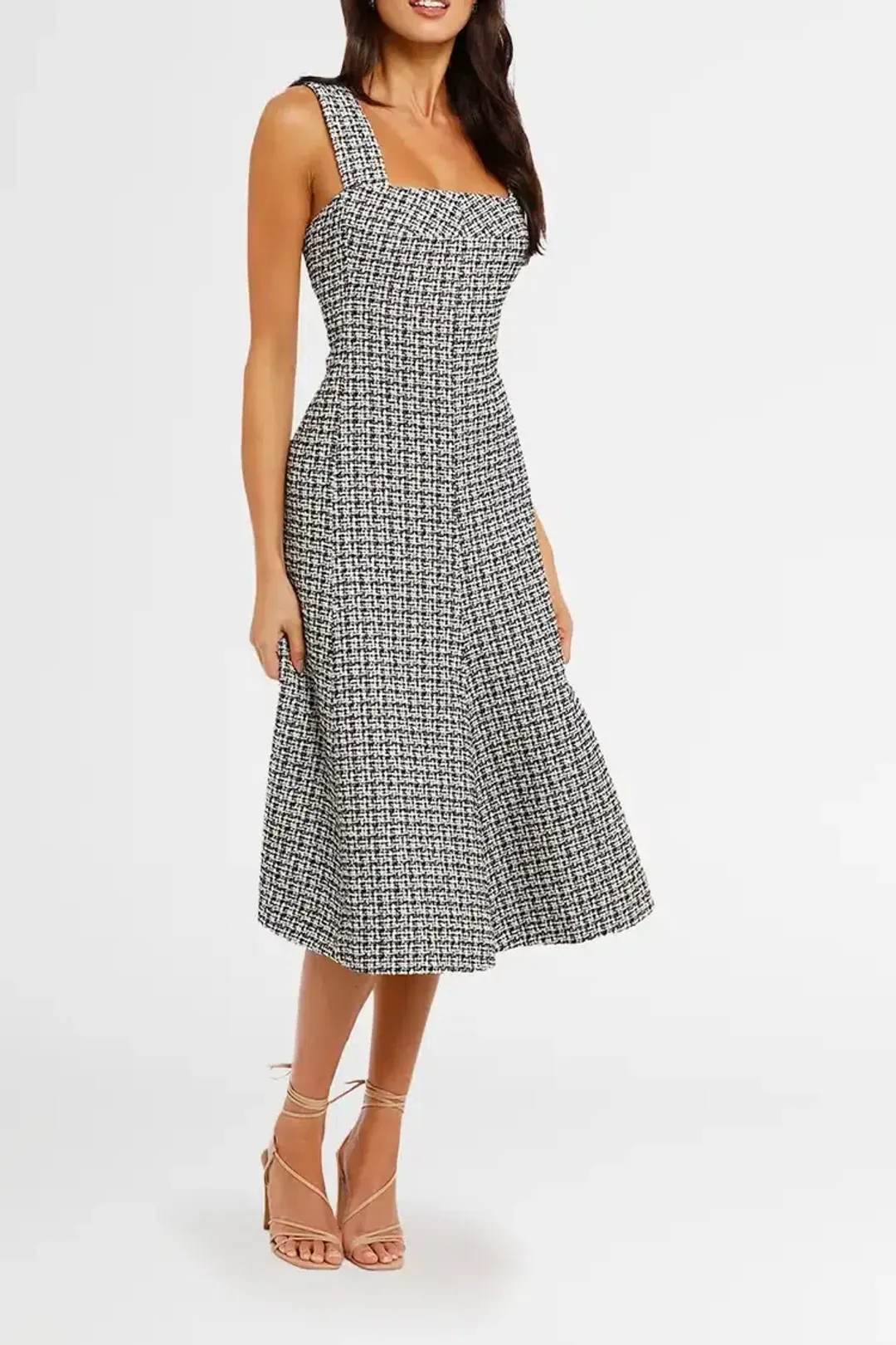 Camilla and Marc Amara Dress in Black/White Size 10 for rent on The Volte - main image