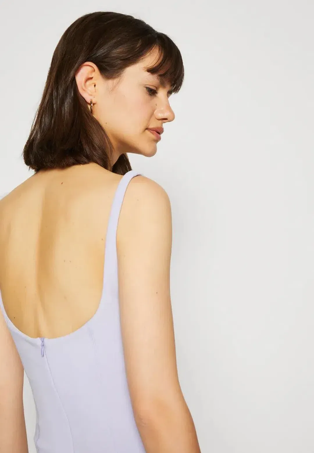 Bec & Bridge Zoey Midi Dress Lilac Size 6 for rent on The Volte - main image