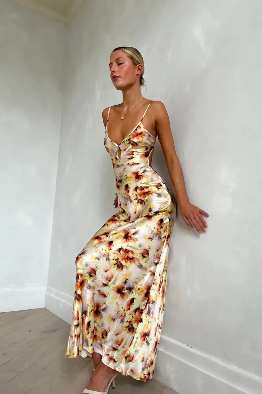 Bec & Bridge Cedar City Maxi Dress Sunset Yellow Size Au 6 for rent on The Volte - main image