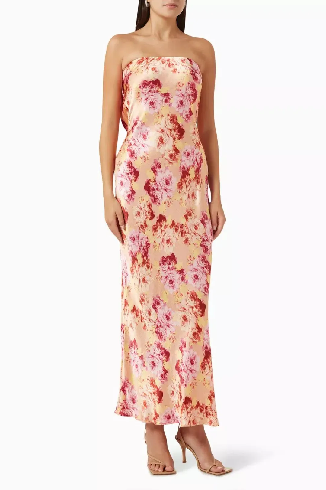 Bec & Bridge Moon Dance Strapless Dress Belle Floral Size 8 for rent on The Volte - main image