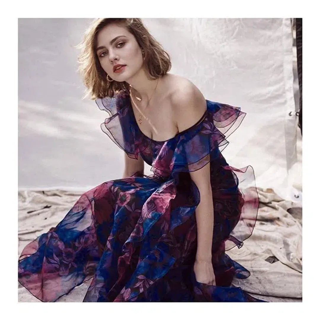 Alice McCall Flora Gown in Blue/Purple Size 8 for rent on The Volte - main image