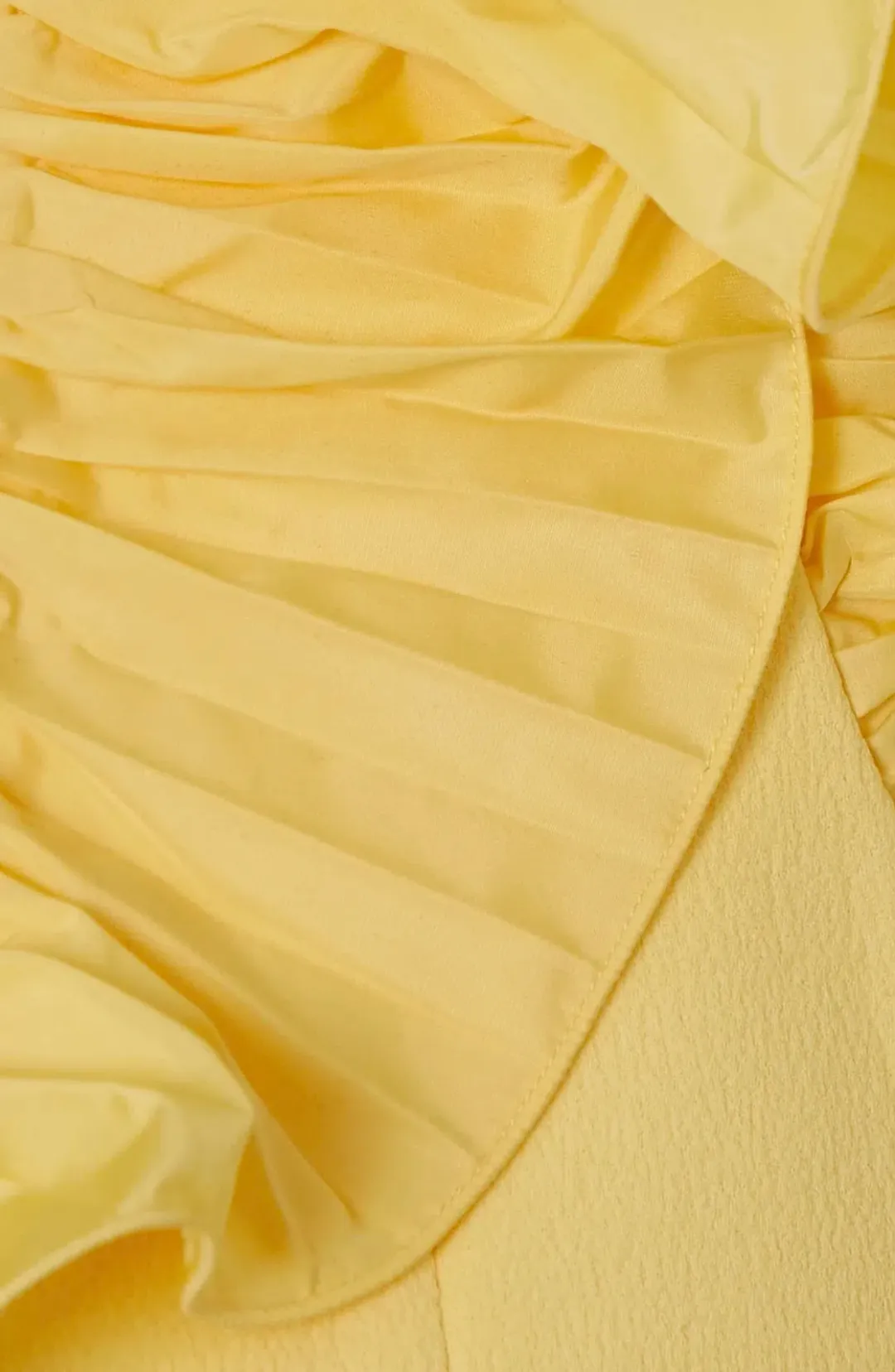 Rebecca Vallance Chloe Midi Dress Yellow Size 10 for rent on The Volte - main image