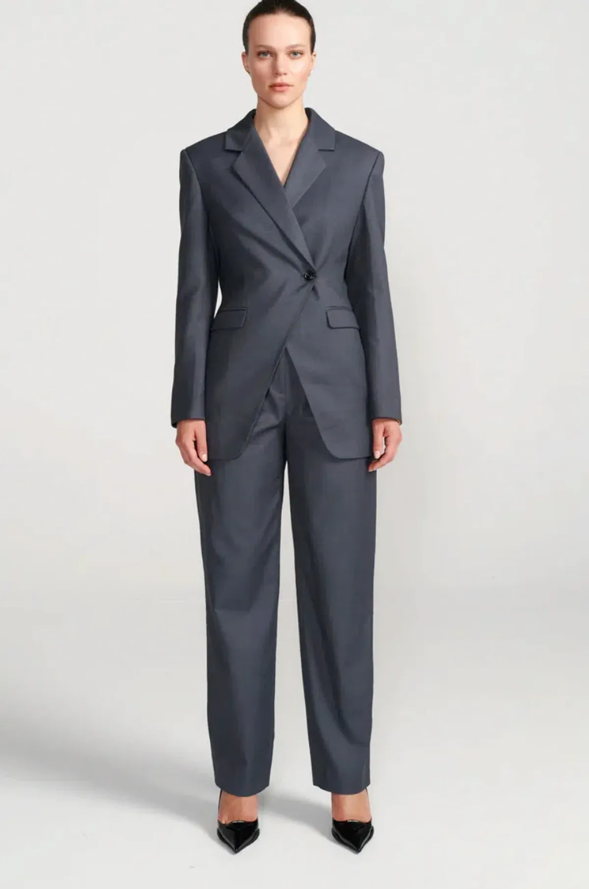 Henne Joie Blazer Grey Size XS/AU 6 for rent on The Volte - main image