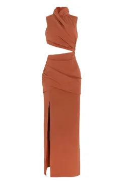 Tojha Gianna Dress Nude Orange Size 6 for rent on The Volte - image 6
