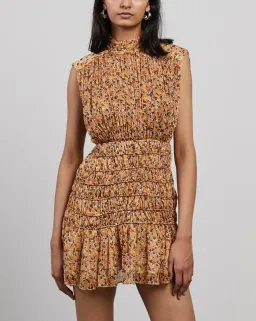 Shona Joy Colette Corded Mini Dress Print Size 8 for rent on The Volte - image 3