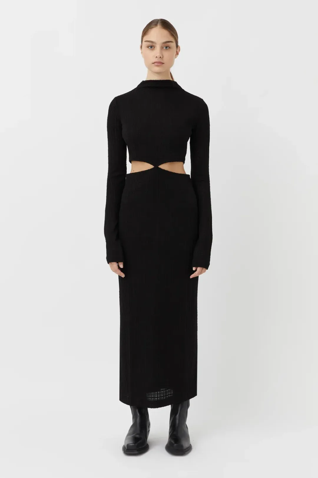 Camilla and Marc Nemesia Dress Black Size 14 for rent on The Volte - main image
