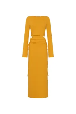 Camilla and Marc Alexandre Dress Marigold Yellow Size 14 for rent on The Volte - image 3