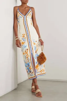 Zimmermann Halcyon Slip Dress Floral Print Size 0 / AU 8 for rent on The Volte - image 6