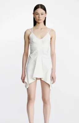 Dion Lee Butterfly Racer Mini Dress Ivory Size 6 for rent on The Volte - image 2