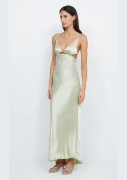 Bec & Bridge Indi Strappy Maxi Dress Honeydew Green Size 10 for rent on The Volte - image 1