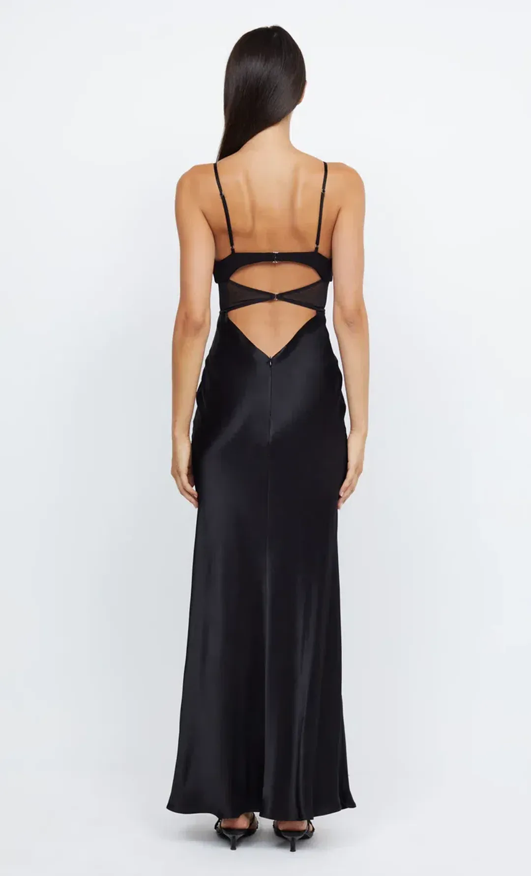 Bec & Bridge Ashton Cut Out Maxi Dress Black Size 10 for rent on The Volte - main image