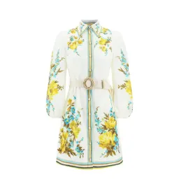 Zimmermann Halcyon Shirt Dress Floral Size 1 / AU 10 for rent on The Volte - image 5