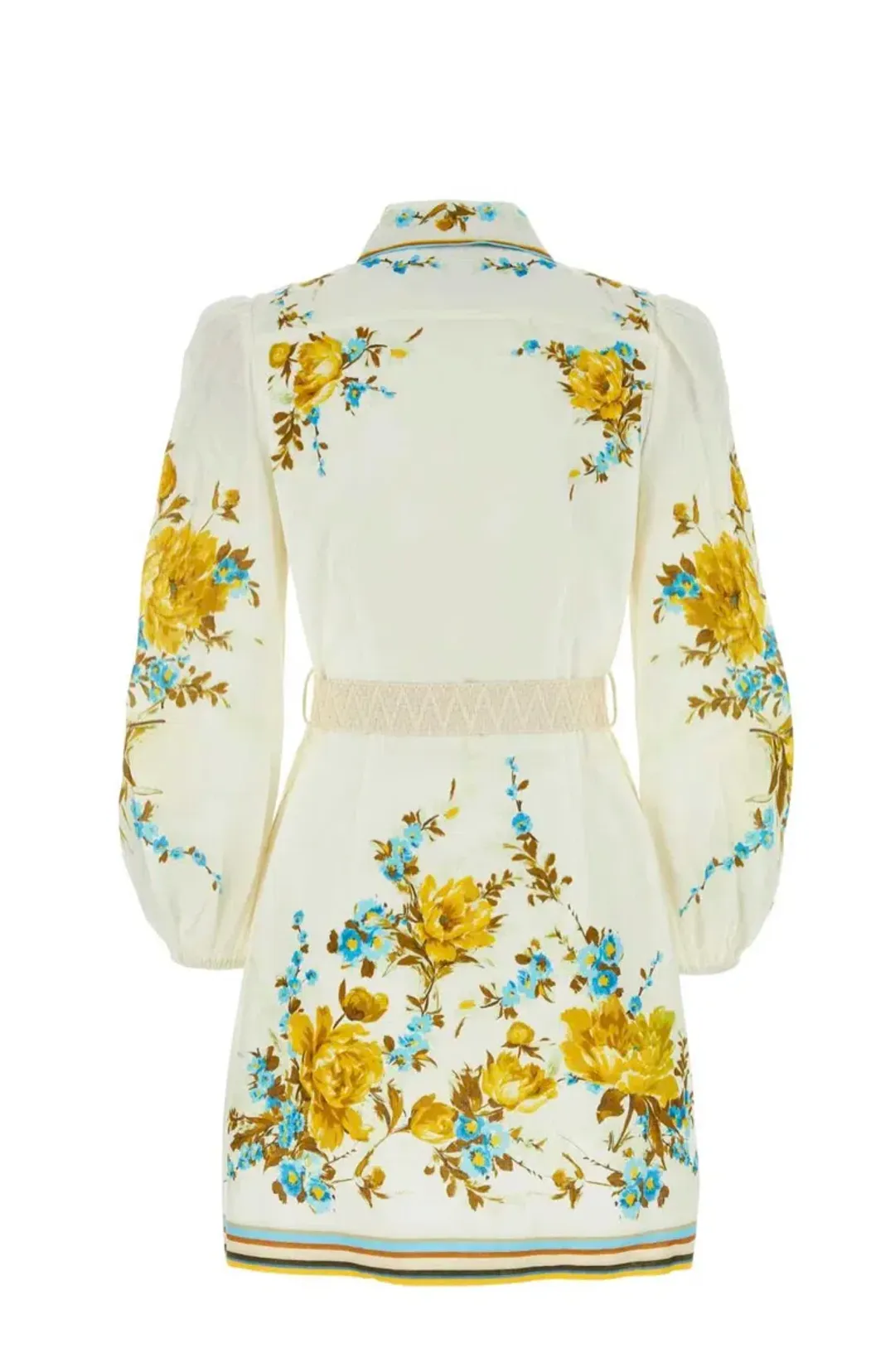 Zimmermann Halcyon Shirt Dress Floral Size 1 / AU 10 for rent on The Volte - main image