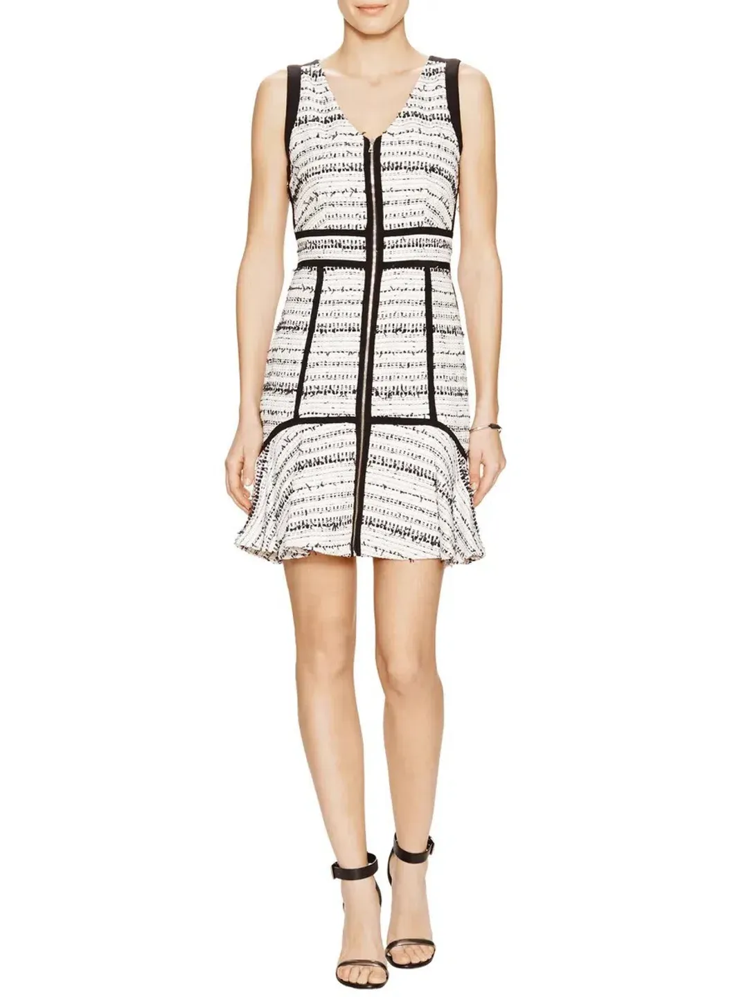 Rebecca Taylor Raffia Dress White Multi Size 8 for rent on The Volte - main image