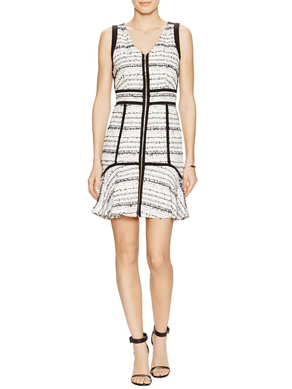Rebecca Taylor Raffia Dress White Multi Size 8 for rent on The Volte - main image