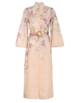 Zimmermann Lyrical Buttoned Midi Dress Floral Size 2/ AU 12  for rent on The Volte - image 4