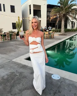 Maygel Coronel White Veranera Midi Dress One Size for rent on The Volte - image 1