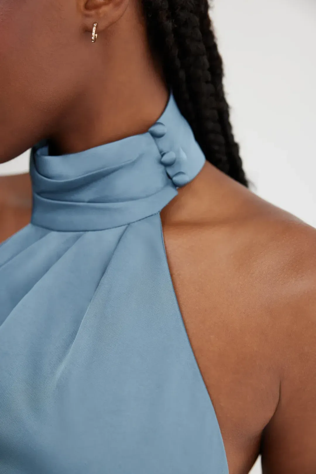 Significant Other Darcy Backless Dress in Petrol Size 10 for rent on The Volte - main image