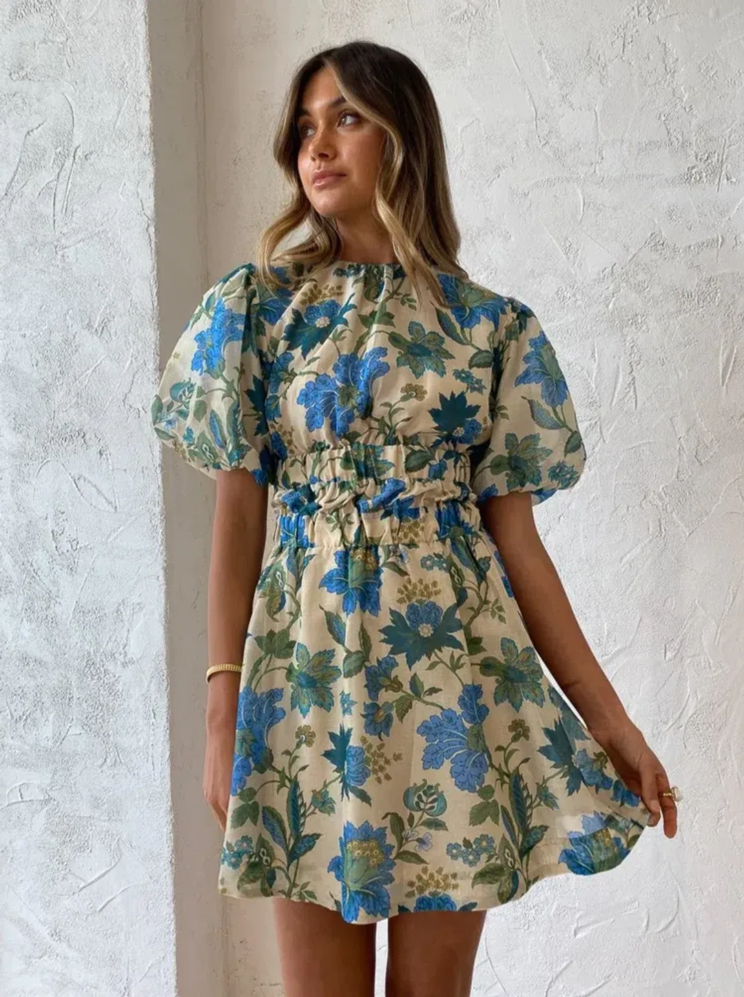 Sir the Label Celia Open Back Mini Dress In Marguerite Print Size 2/10 for rent on The Volte - main image