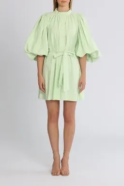 Camilla and Marc Kyra Mini Dress in Sour Apple Size 8 for rent on The Volte - image 2
