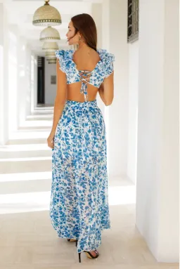Anne Louise Boutique Skye Maxi Dress Floral Size 14 (Small Fit) for rent on The Volte - image 3
