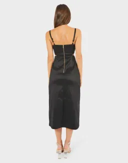 Pilgrim Ingrid Midi Dress Black Size 12 for rent on The Volte - image 3